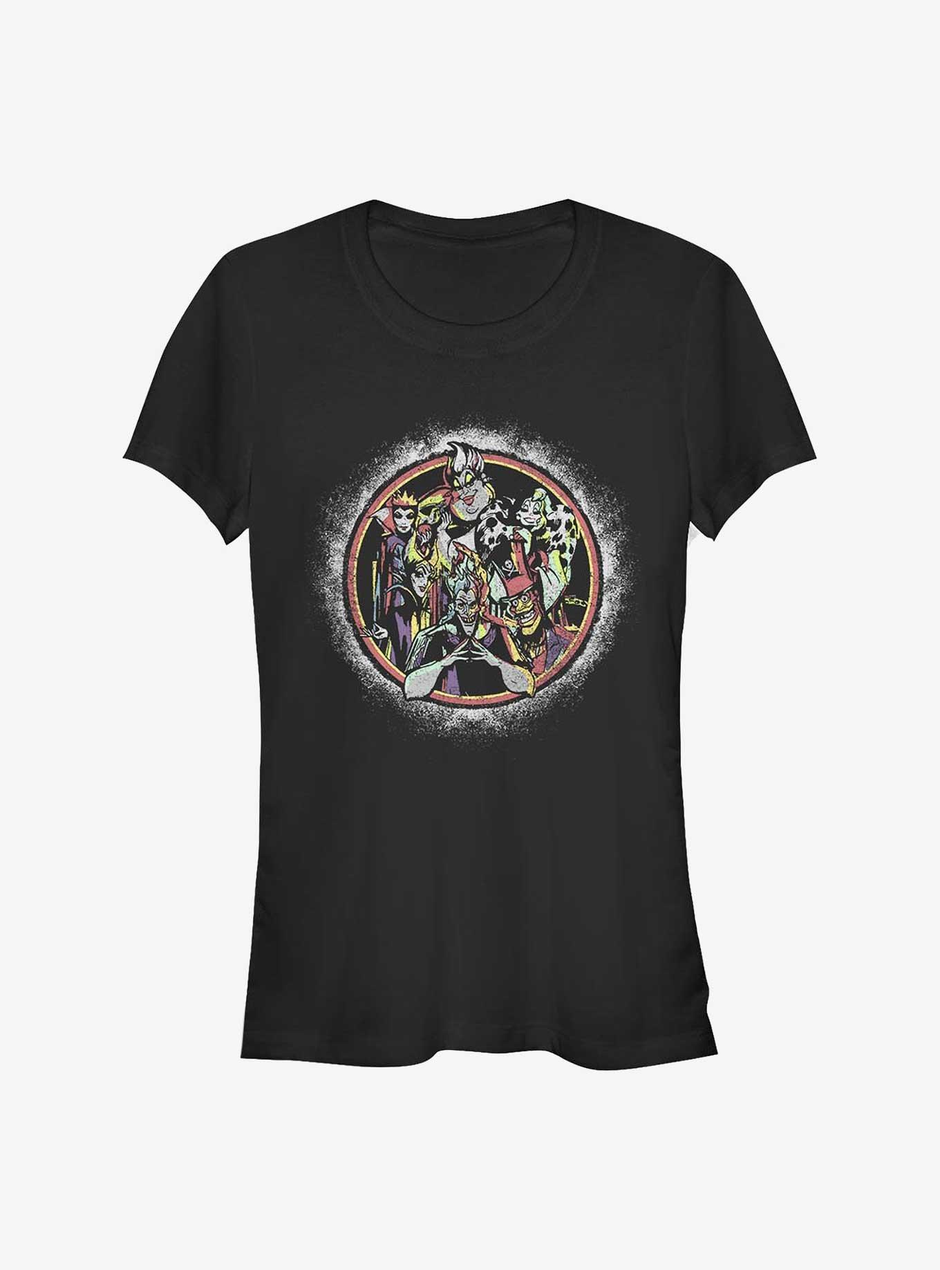 Disney Villains Locked Up Girls T-Shirt, BLACK, hi-res