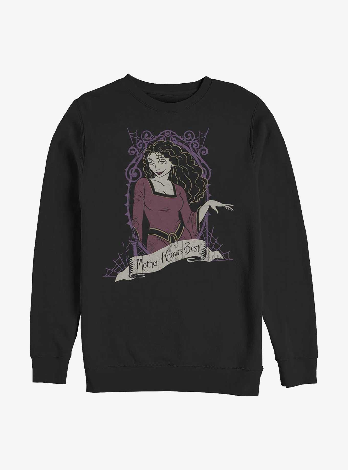 Disney Villains Mother Knows Sweatshirt, BLACK, hi-res