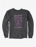 Dungeons & Dragons Life Drain Retro Competition Cards Sweatshirt, CHARCOAL HEATHER, hi-res