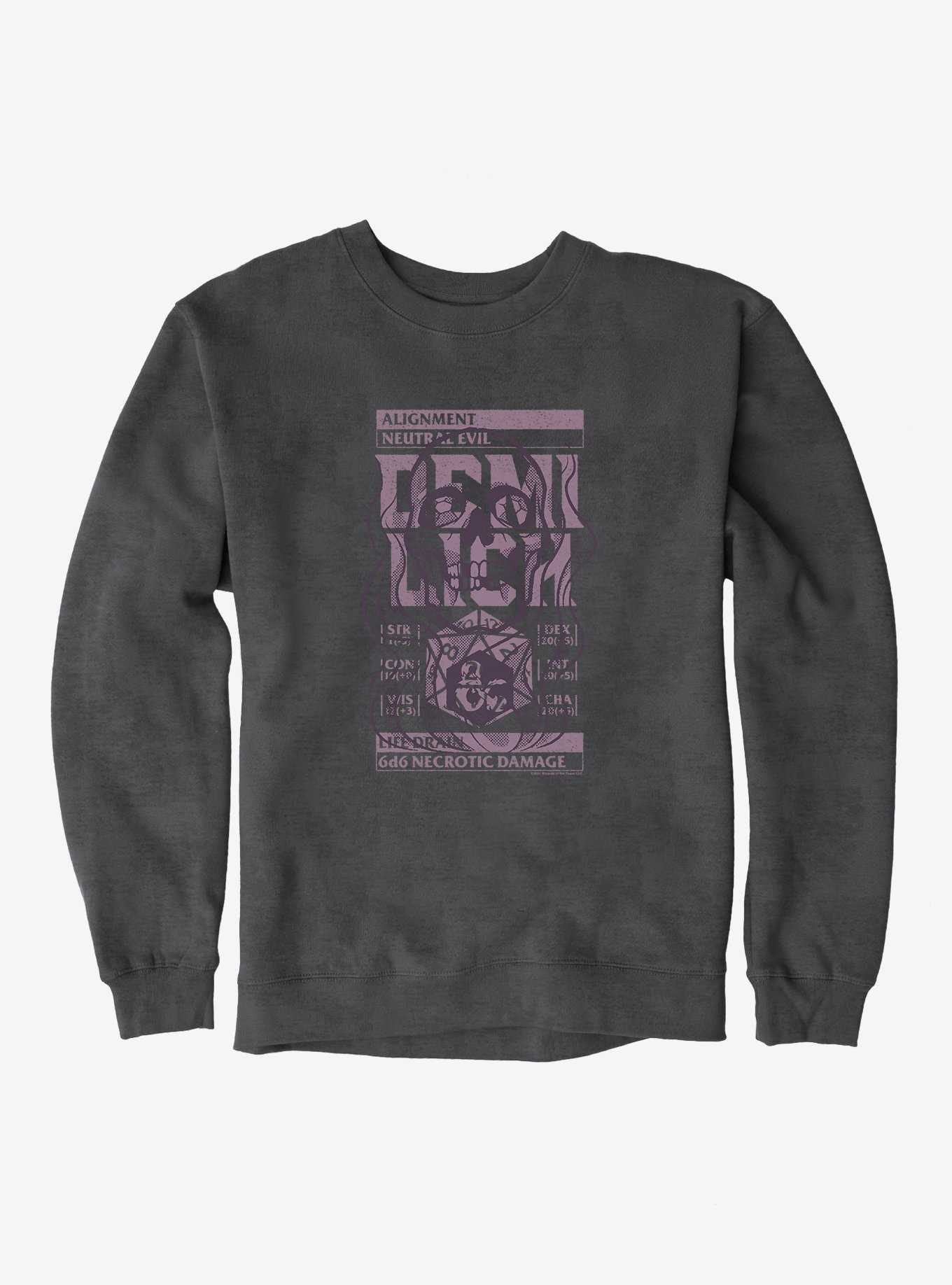 Dungeons & Dragons Life Drain Retro Competition Cards Sweatshirt, , hi-res