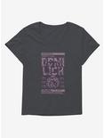 Dungeons & Dragons Life Drain Retro Competition Cards Girls T-Shirt Plus Size, CHARCOAL HEATHER, hi-res