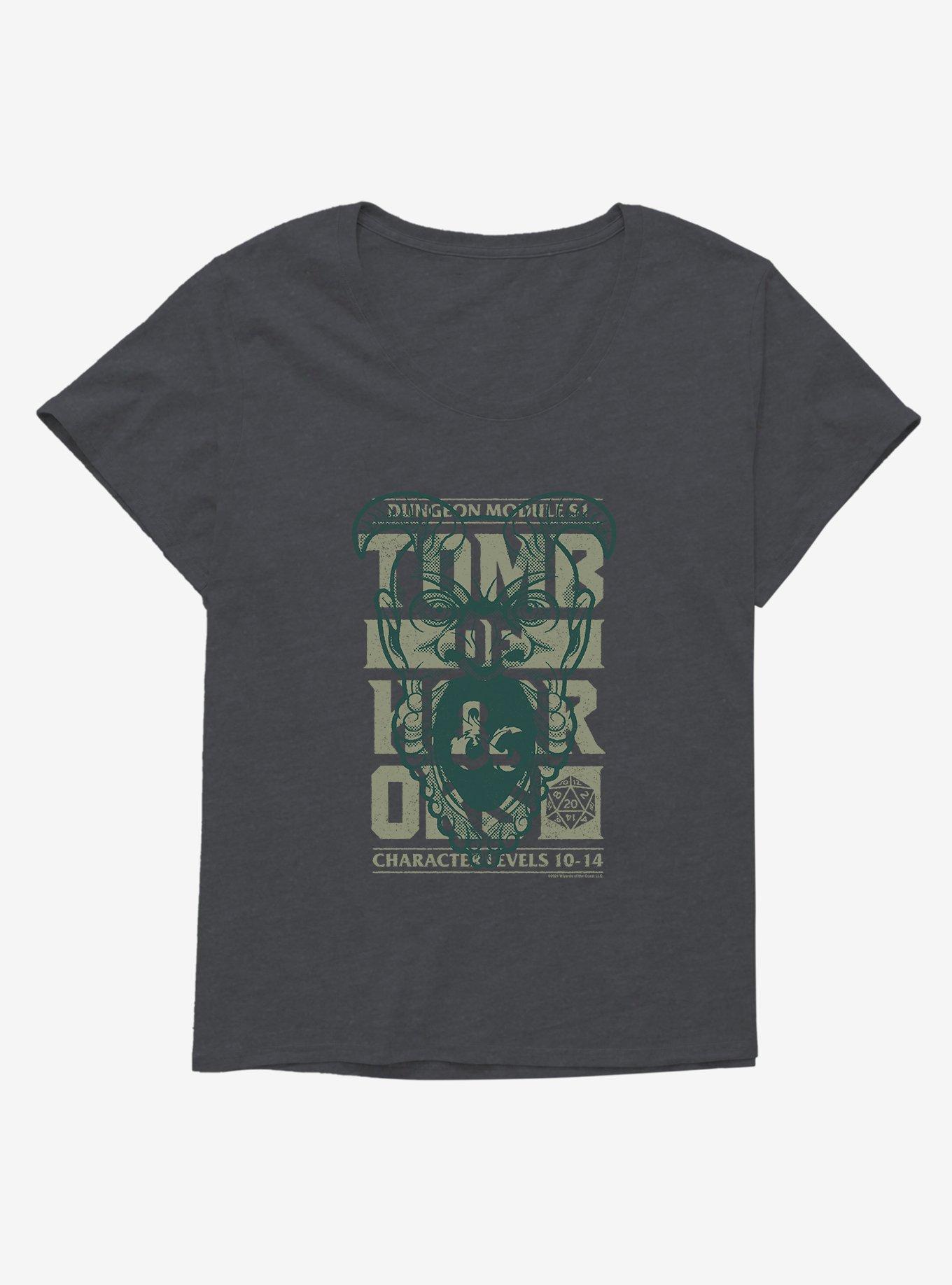 Dungeons & Dragons Tomb Hour Retro Competition Cards Girls T-Shirt Plus Size, , hi-res
