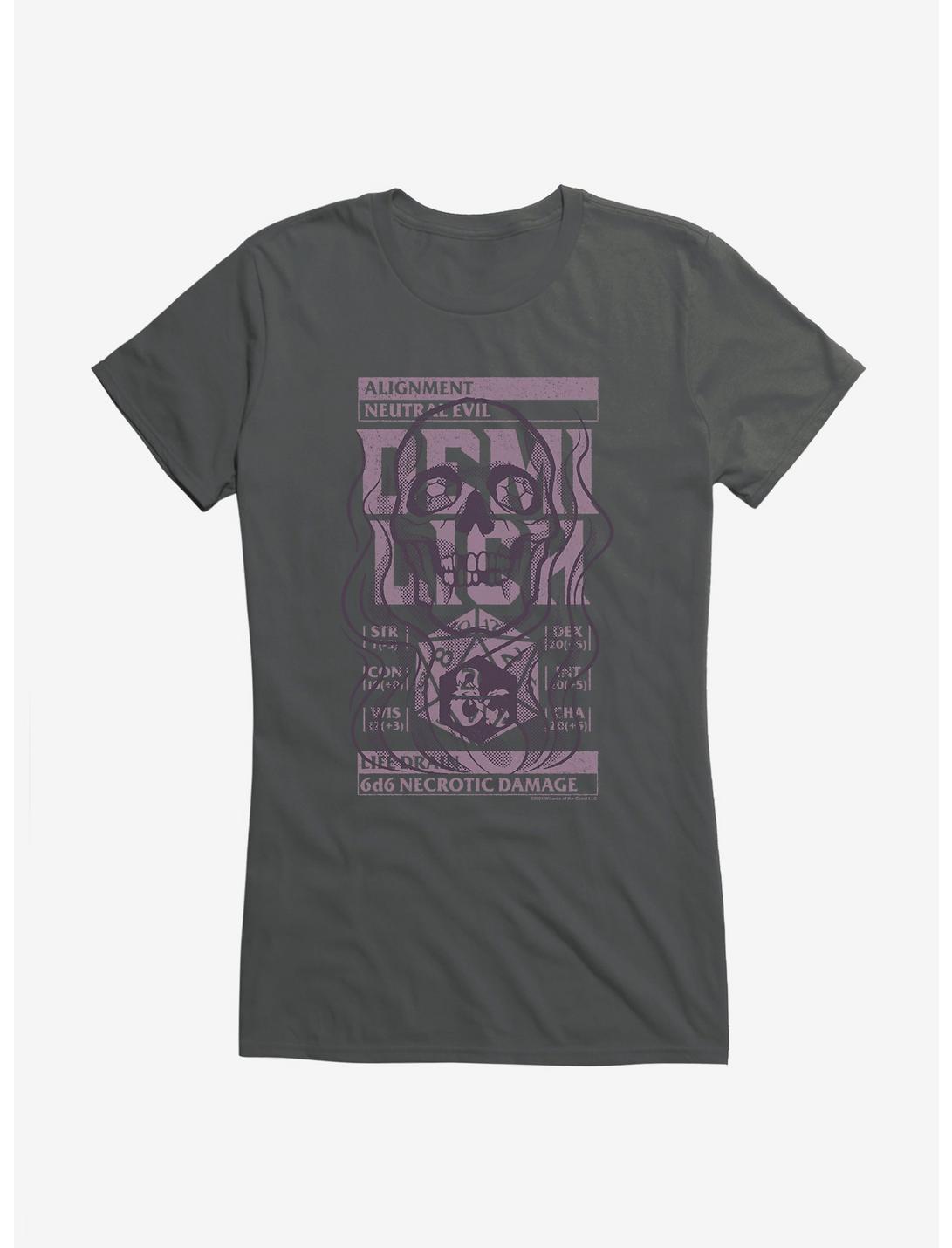 Dungeons & Dragons Life Drain Retro Competition Cards Girls T-Shirt, , hi-res