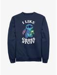 Disney Lilo & Stitch I Like Gross Stuff Sweatshirt, NAVY, hi-res