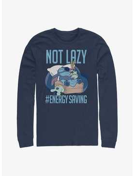 Disney Lilo & Stitch Lazy Energy Long-Sleeve T-Shirt, , hi-res