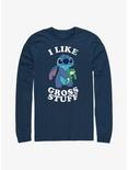 Disney Lilo & Stitch I Like Gross Stuff Long-Sleeve T-Shirt, NAVY, hi-res