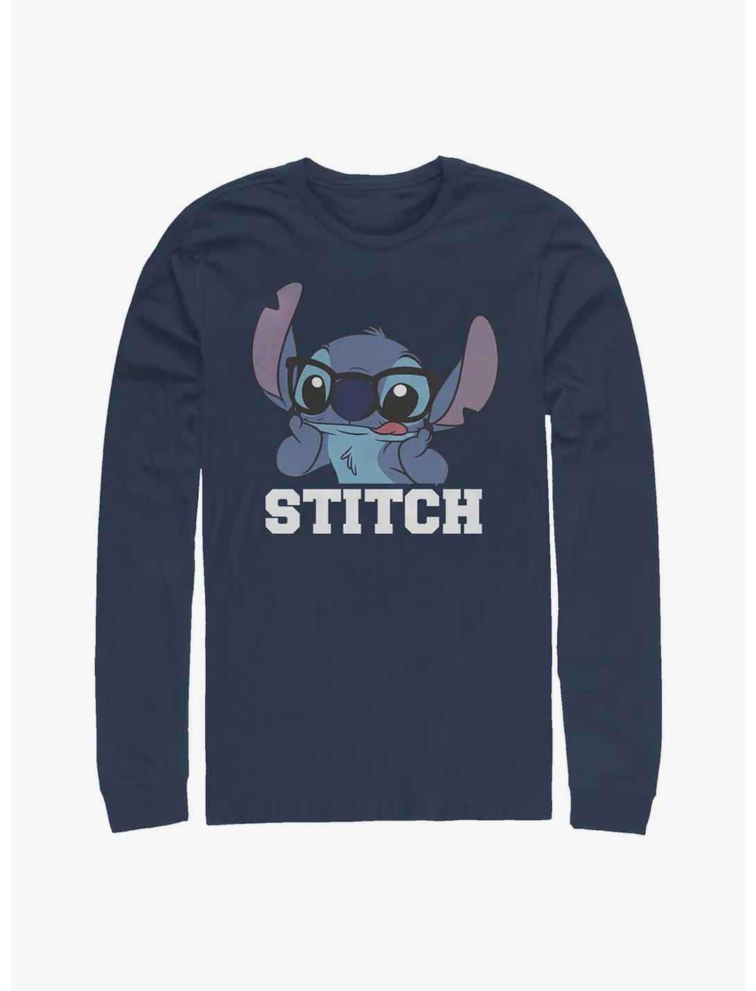 Disney Lilo & Stitch Long-Sleeve T-Shirt, NAVY, hi-res