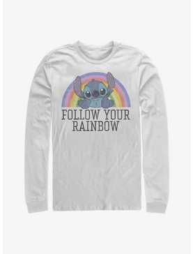 Disney Lilo & Stitch Rainbow Long-Sleeve T-Shirt, , hi-res