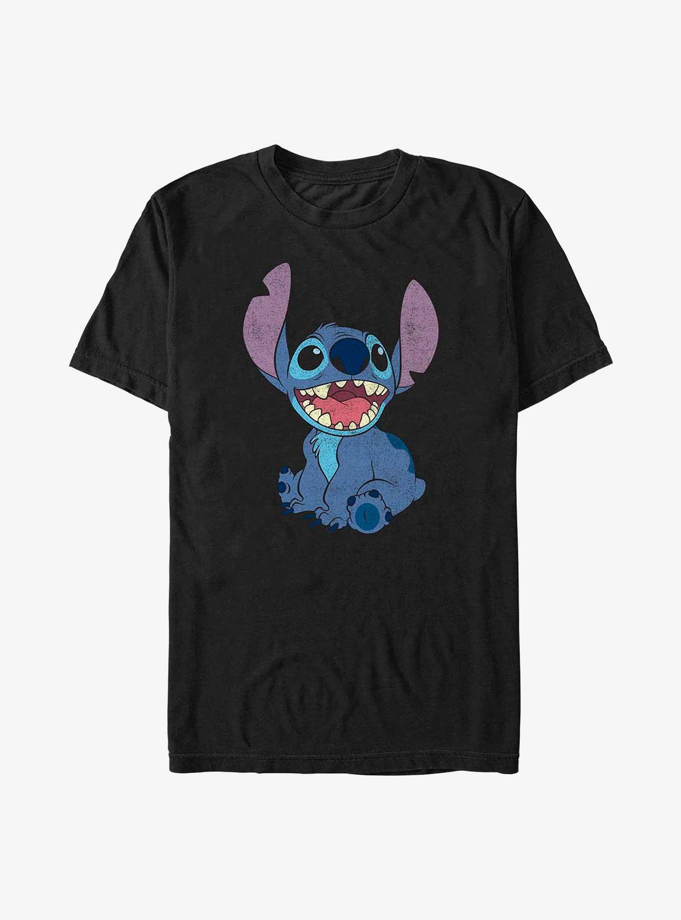 Disney Lilo & Stitch Basic Happy Stitch T-Shirt, , hi-res