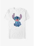Disney Lilo & Stitch Basic Happy Stitch T-Shirt, WHITE, hi-res