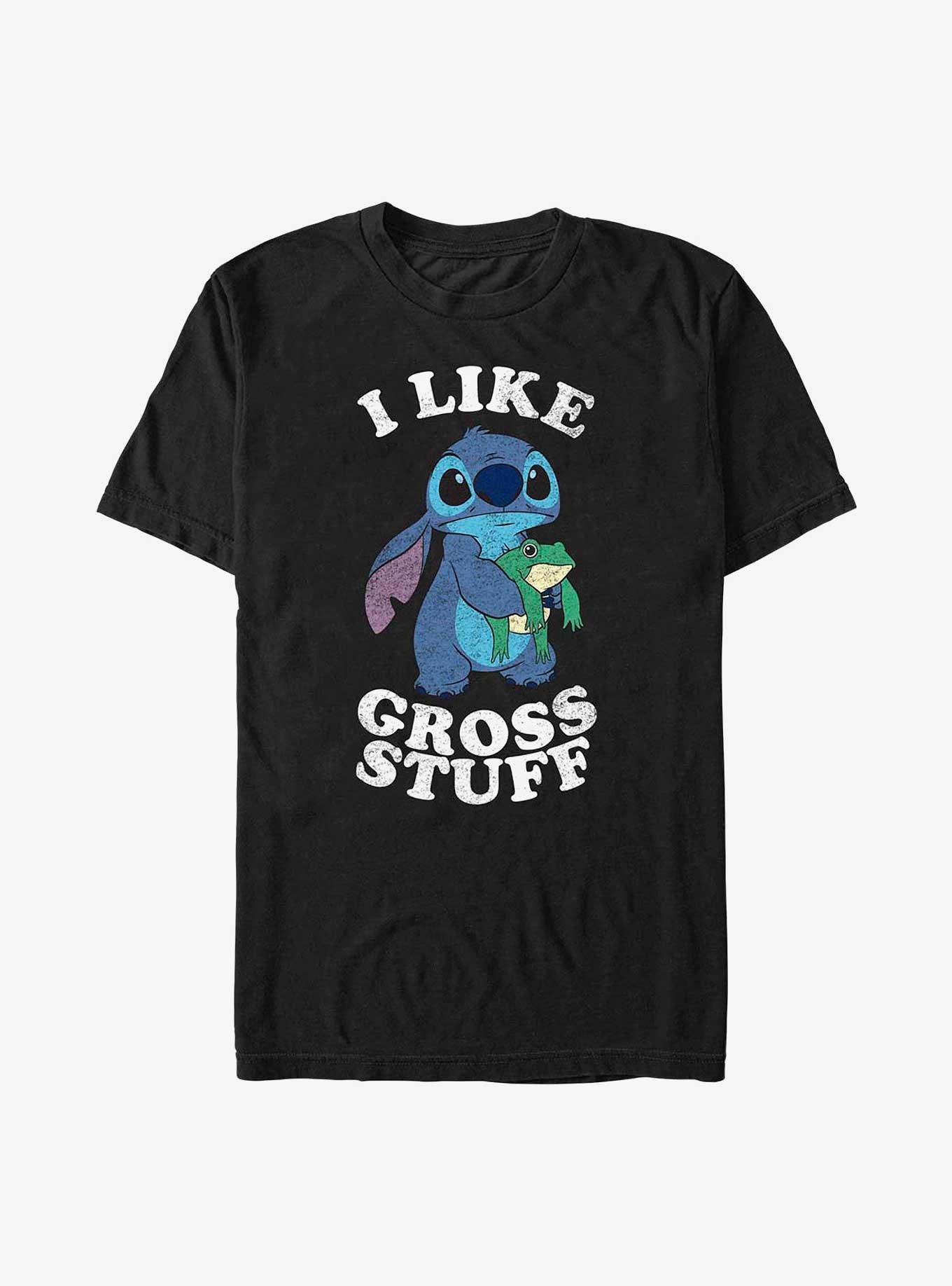 Disney Lilo & Stitch I Like Gross Stuff T-Shirt, BLACK, hi-res