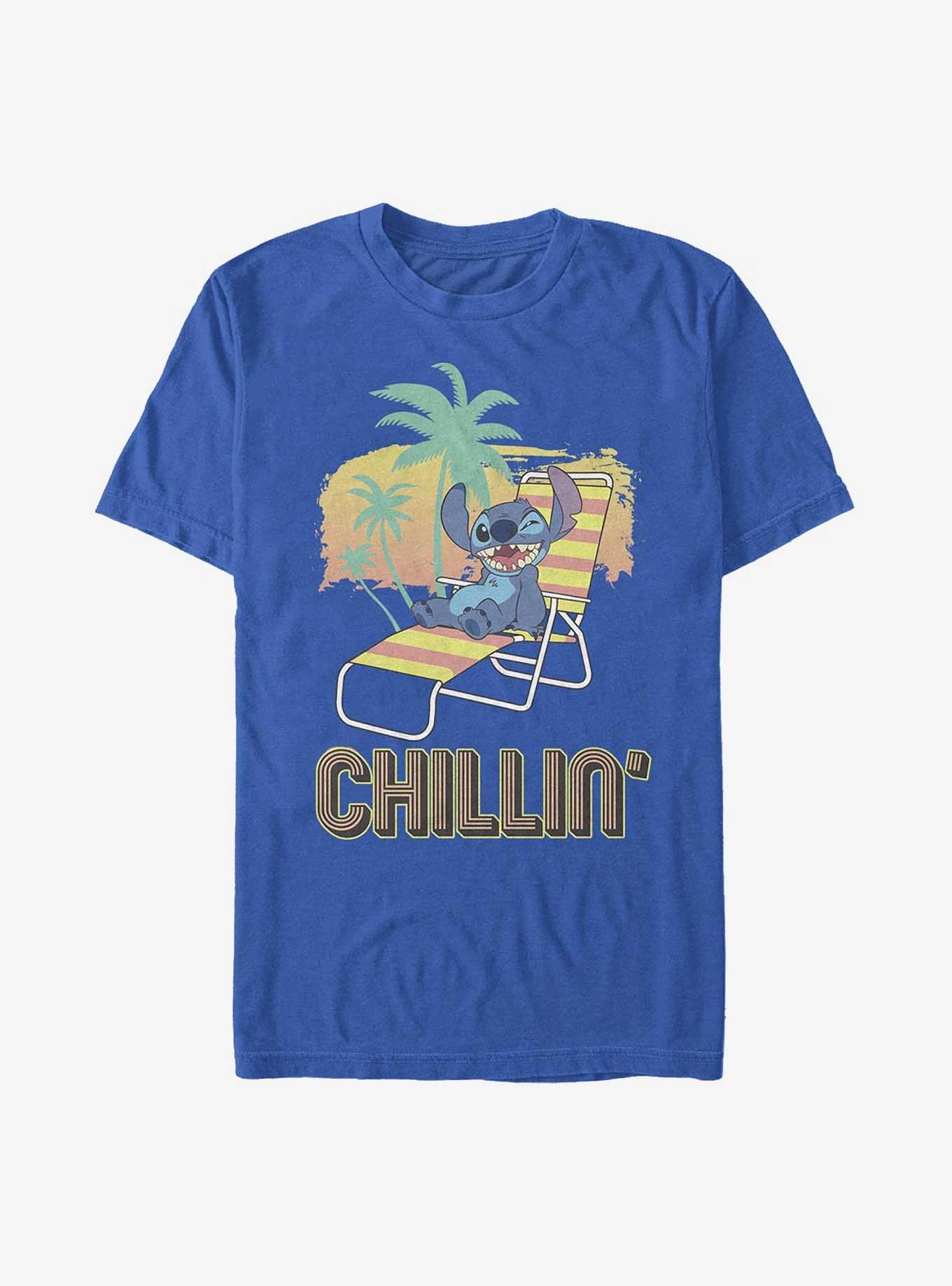 Disney Lilo & Stitch Chillin T-Shirt, ROYAL, hi-res