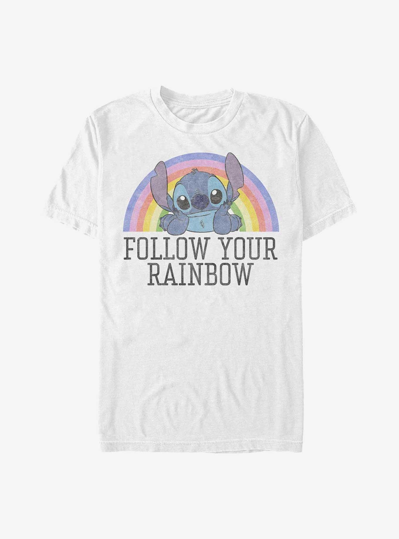 Disney Lilo & Stitch Rainbow T-Shirt, , hi-res