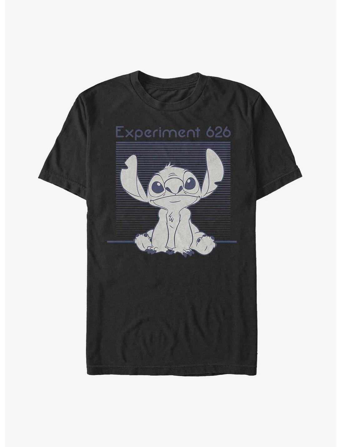 Disney Lilo & Stitch Experiment 262 Monochromatic Navy T-Shirt, BLACK, hi-res