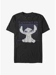 Disney Lilo & Stitch Experiment 262 Monochromatic Navy T-Shirt, BLACK, hi-res