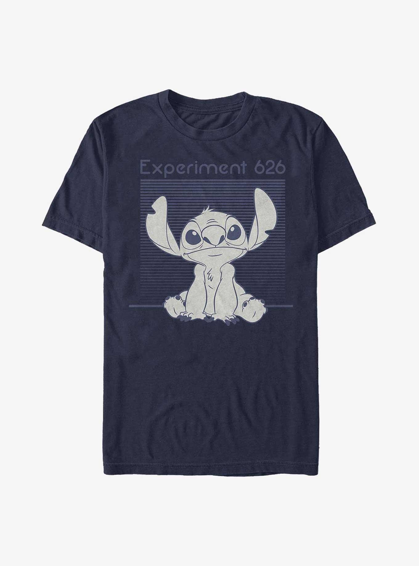 Disney Lilo & Stitch Experiment 262 Monochromatic Navy T-Shirt, NAVY, hi-res