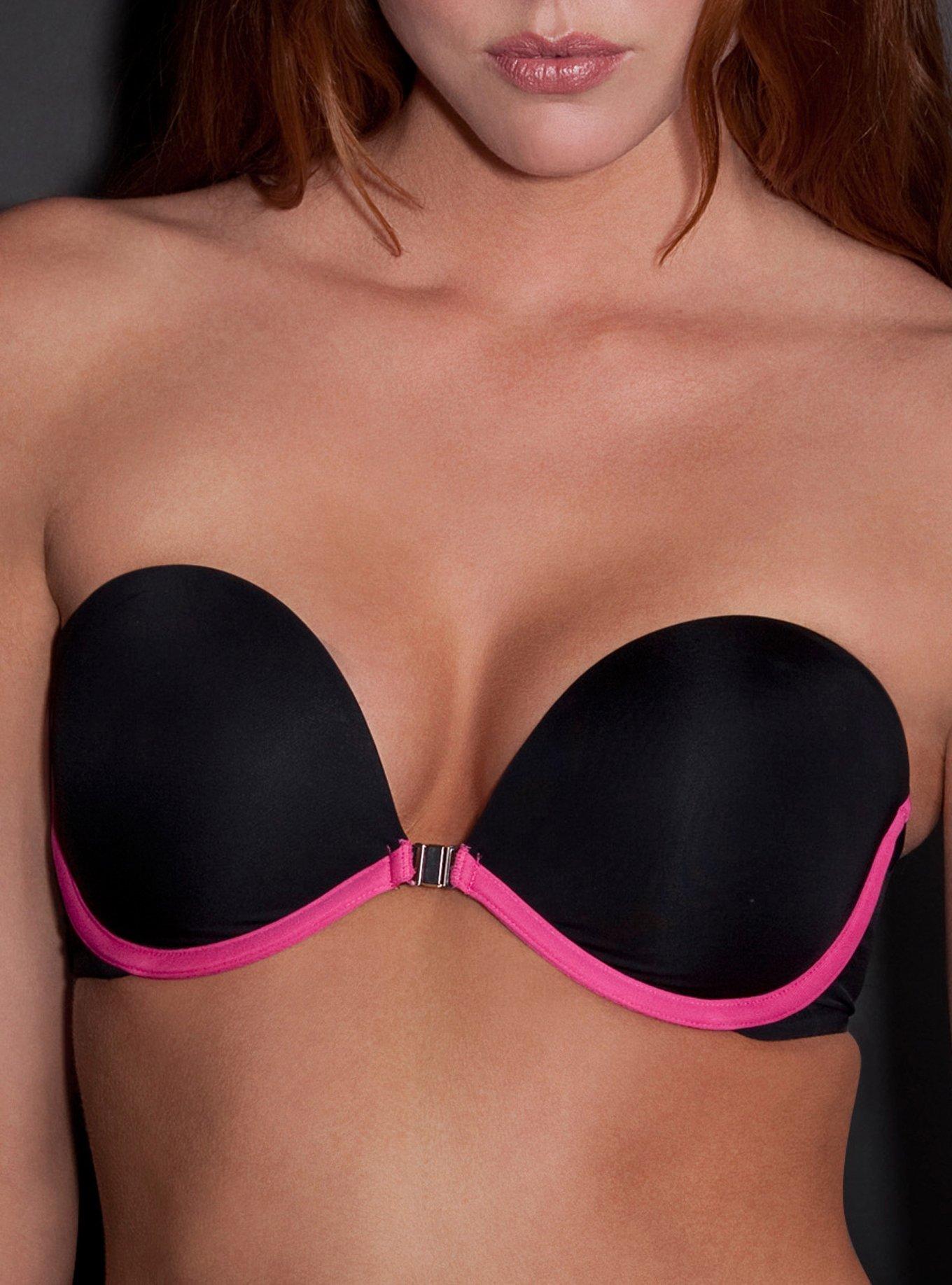 Blackheart Scandalous Plunge Strapless Bra, BLACK, hi-res