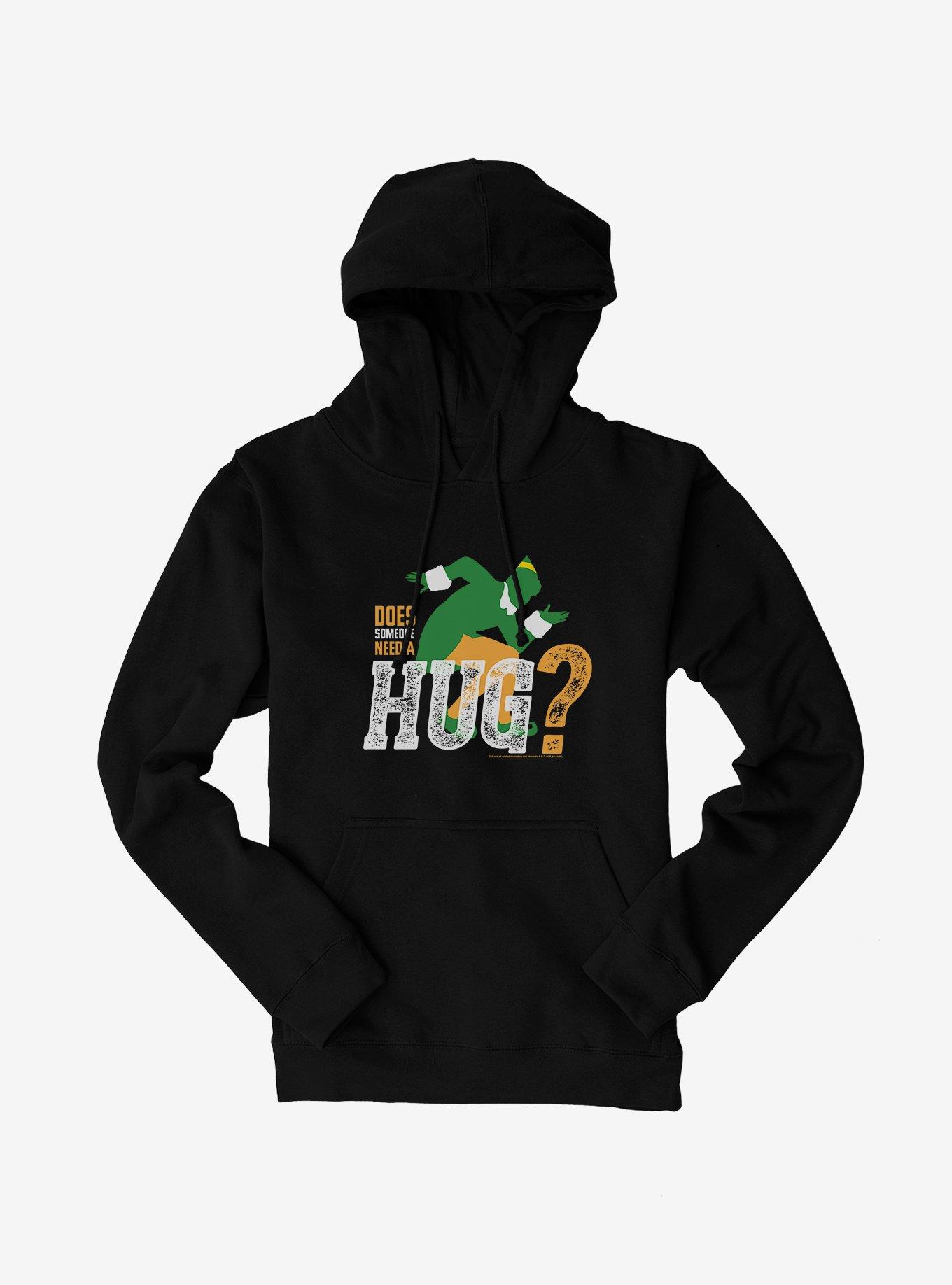 Elf Does Someone Need A Hug Hoodie, , hi-res