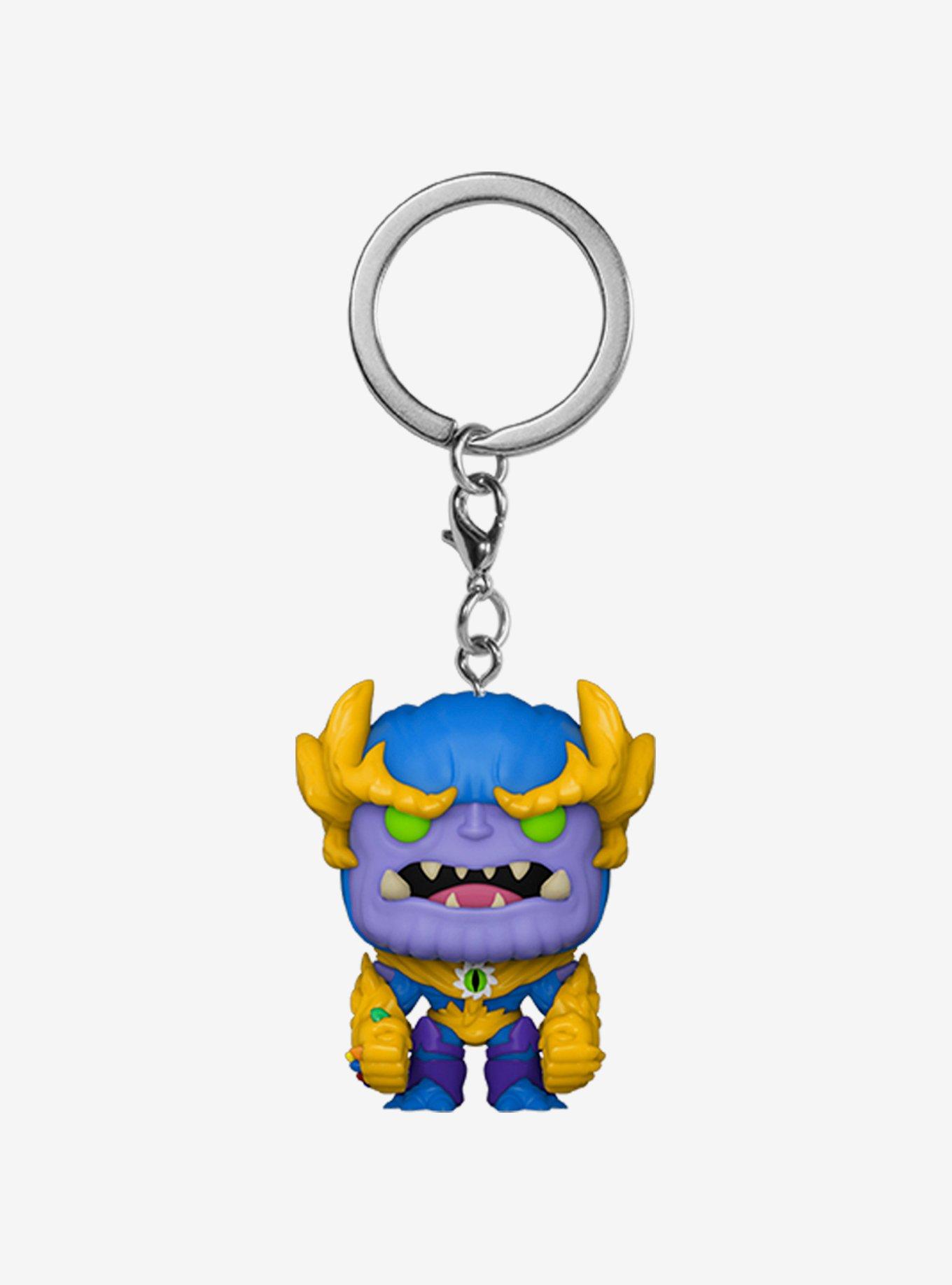 Funko Pocket Pop! Marvel Mech Strike Monster Hunters Thanos Vinyl Bobble-Head Keychain, , hi-res