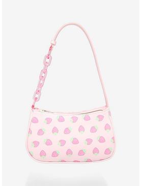 Strawberry Chunky Chain Baguette Bag, , hi-res