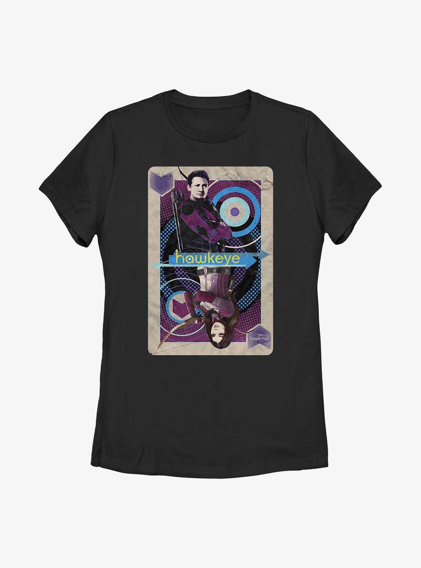 Marvel Hawkeye Playing Card Womens T-Shirt, , hi-res