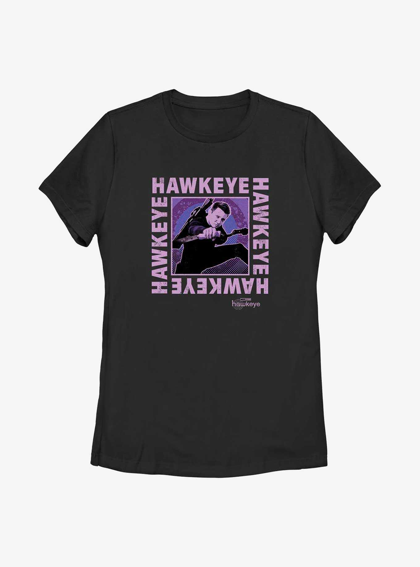 Marvel Hawkeye Text Box Womens T-Shirt, , hi-res
