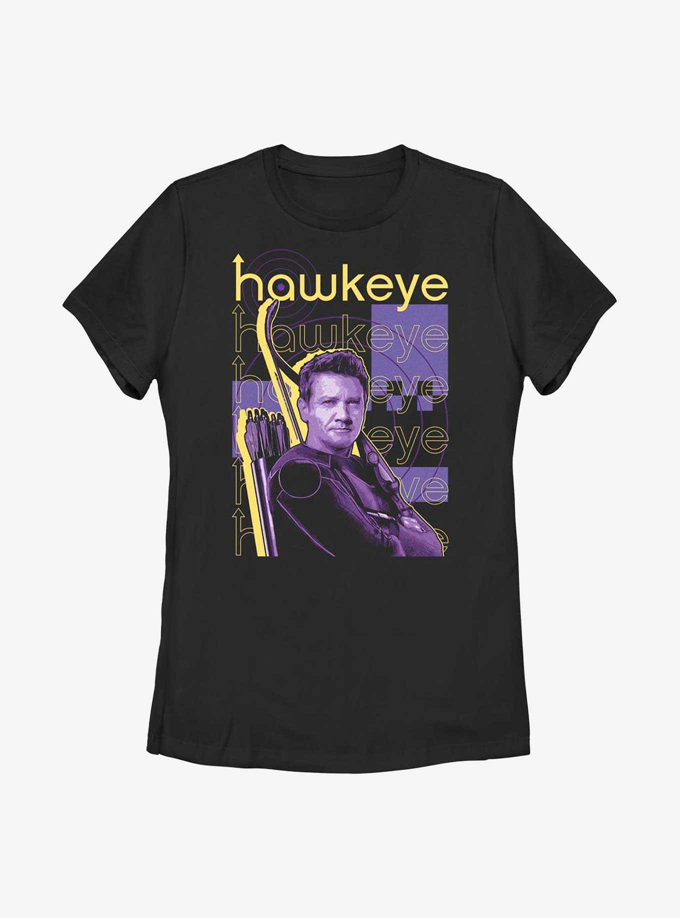Marvel Hawkeye Stacked Hero Womens T-Shirt, , hi-res