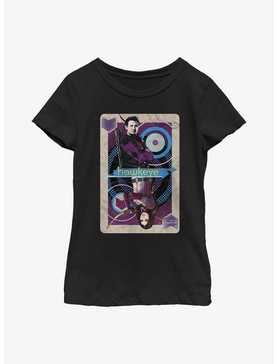 Marvel Hawkeye Playing Card Youth Girls T-Shirt, , hi-res
