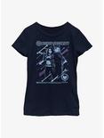 Marvel Hawkeye Bishop Security Youth Girls T-Shirt, NAVY, hi-res