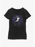 Marvel Hawkeye Clint Barton Stamp Youth Girls T-Shirt, BLACK, hi-res