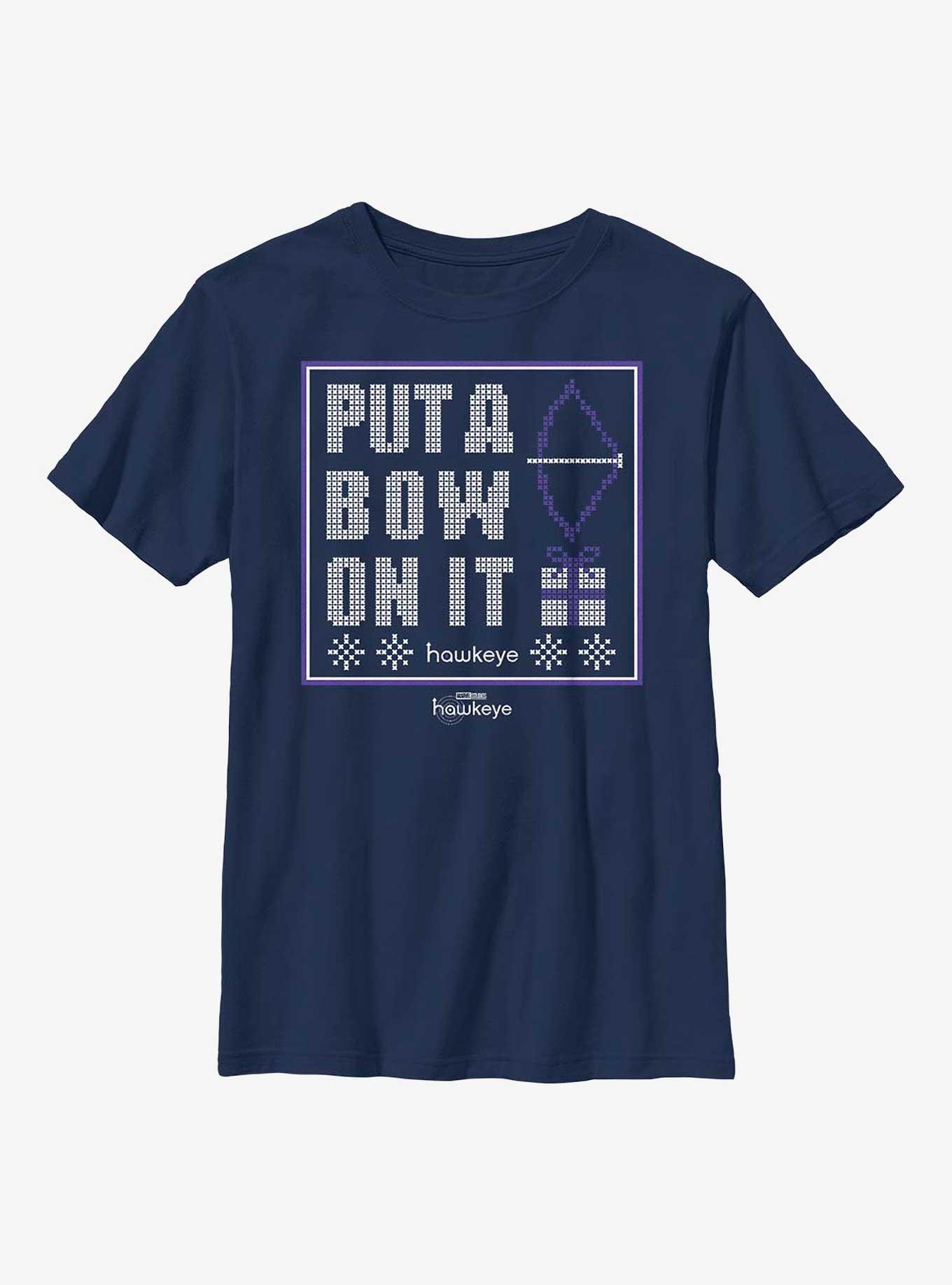 Marvel Hawkeye Put A Bow On It Youth T-Shirt, , hi-res
