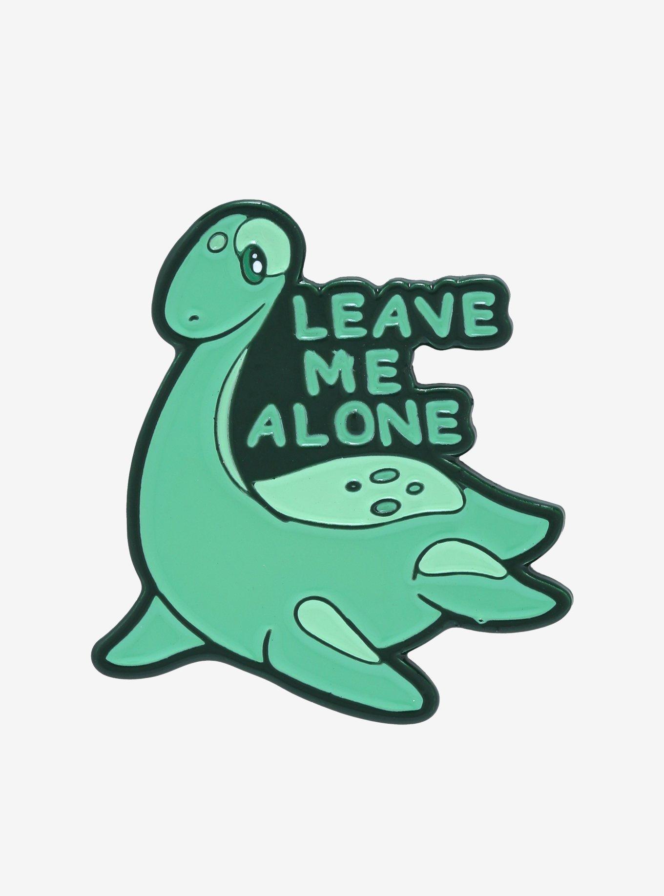 Nessie Leave Me Alone Enamel Pin - BoxLunch Exclusive, , hi-res