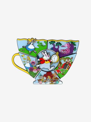 Alice in Wonderland Tumbler Cartoon Alice and Teacup 