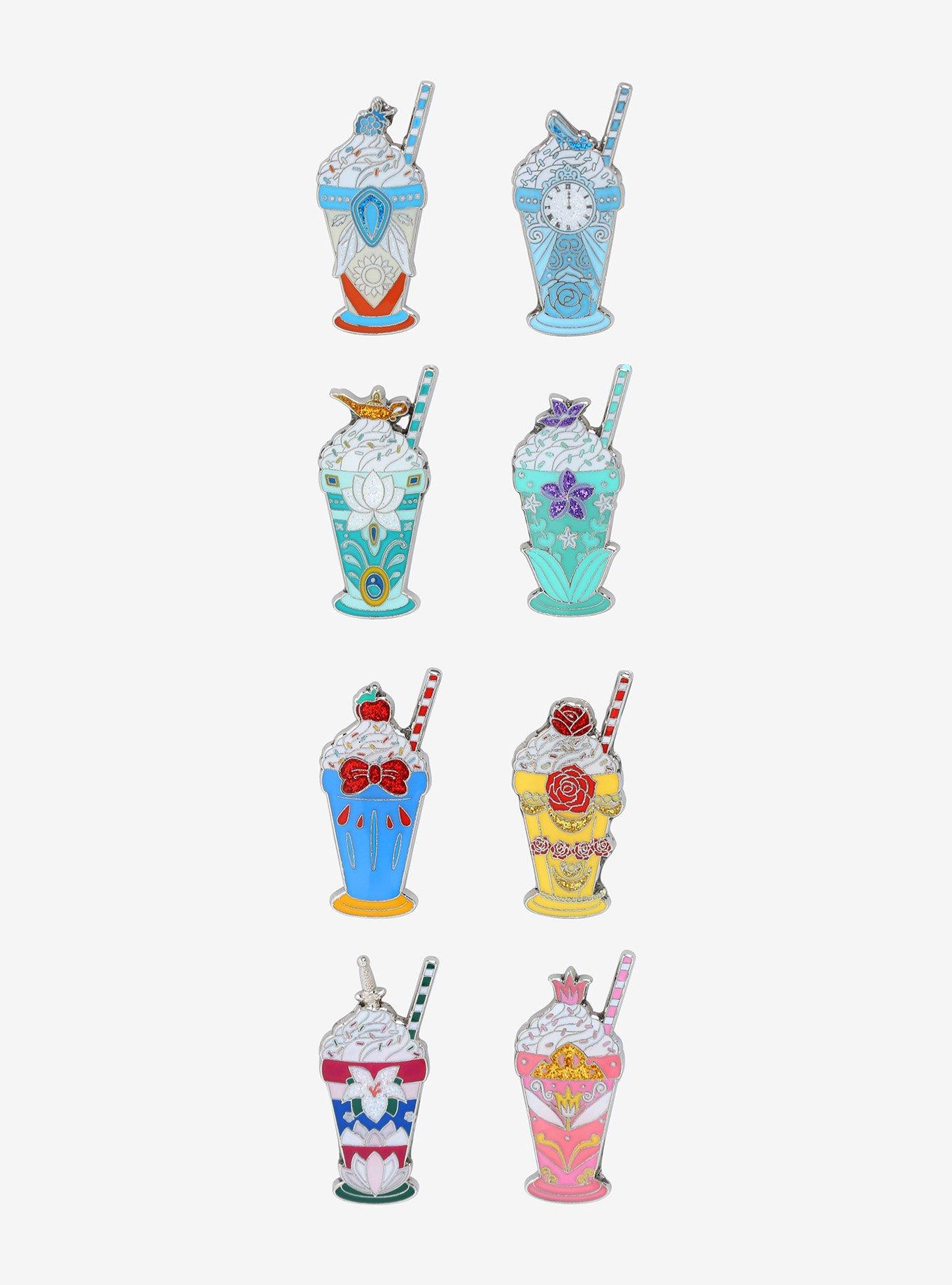 Loungefly Disney Princess Milkshakes Blind Box Enamel Pin - BoxLunch Exclusive, , hi-res