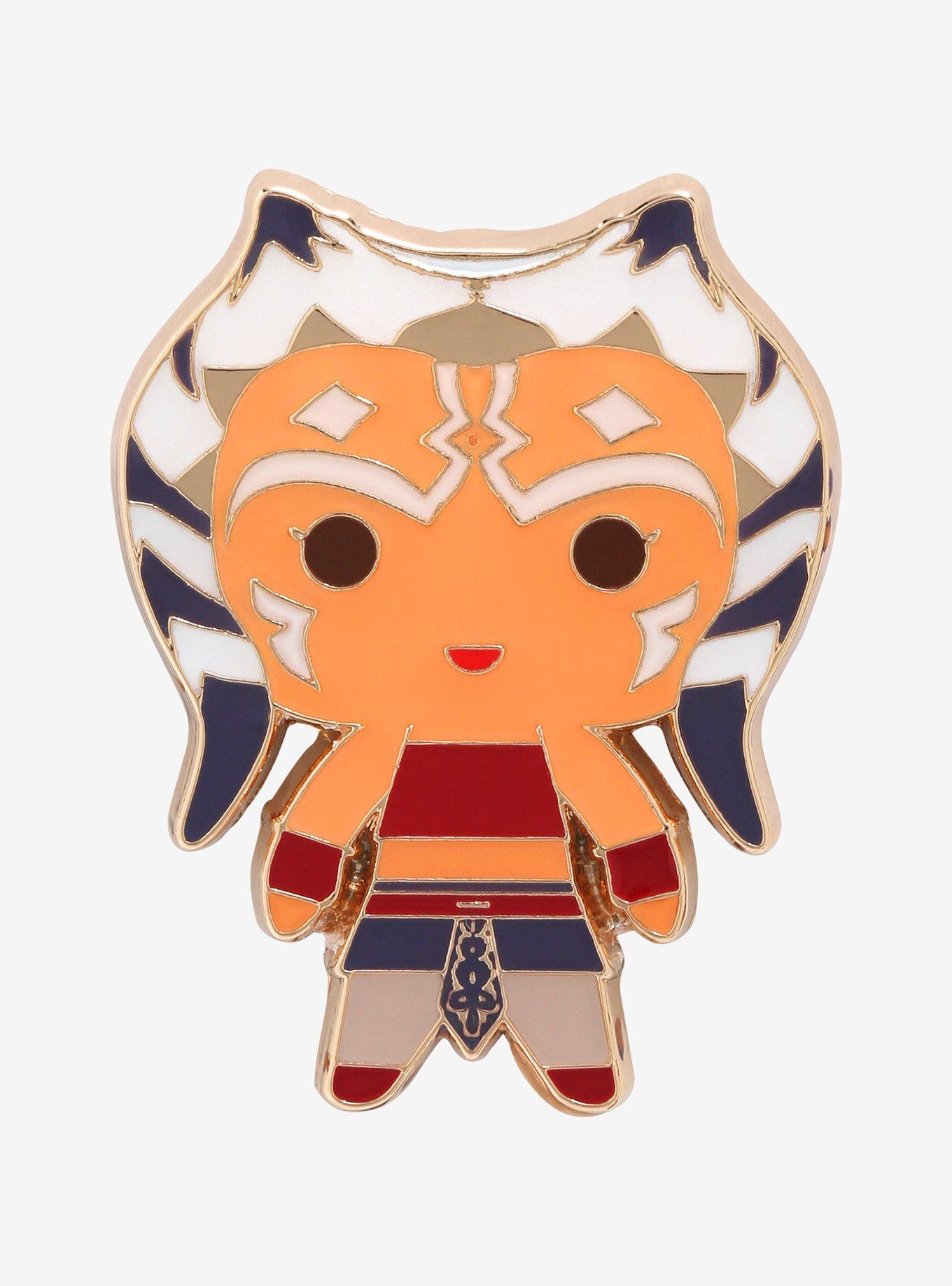 Loungefly Star Wars Chibi Ahsoka Tano Enamel Pin &ndash; BoxLunch Exclusive, , hi-res