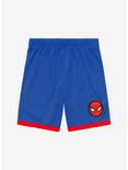 Marvel Spider-Man Spidey Toddler Basketball Shorts - BoxLunch Exclusive, DARK BLUE, hi-res