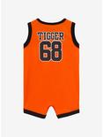 Disney Winnie the Pooh Tigger Infant Basketball Jersey Romper - BoxLunch Exclusive, ORANGE, hi-res