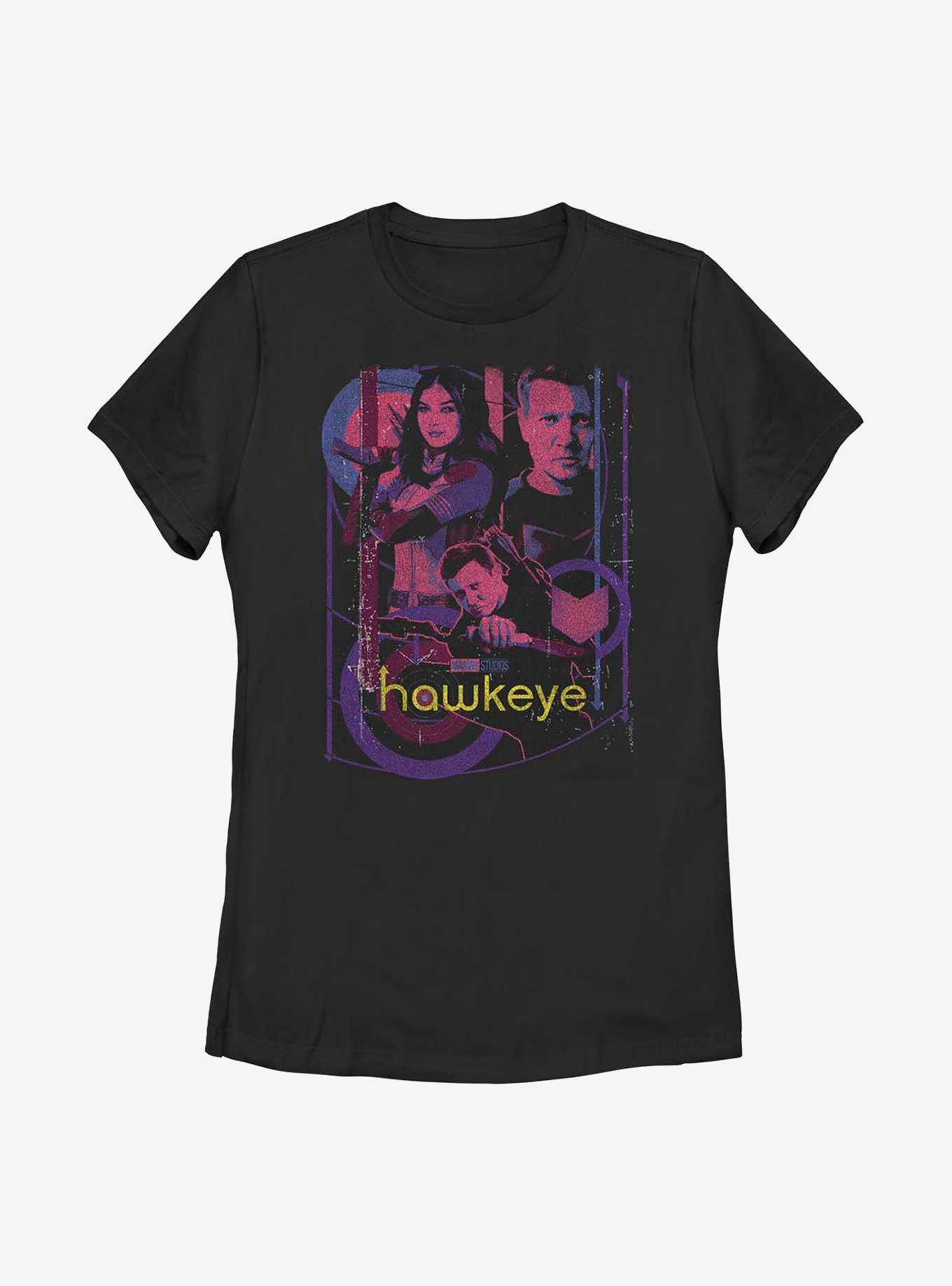 Marvel Hawkeye Bolt Slinger Collage Womens T-Shirt, , hi-res