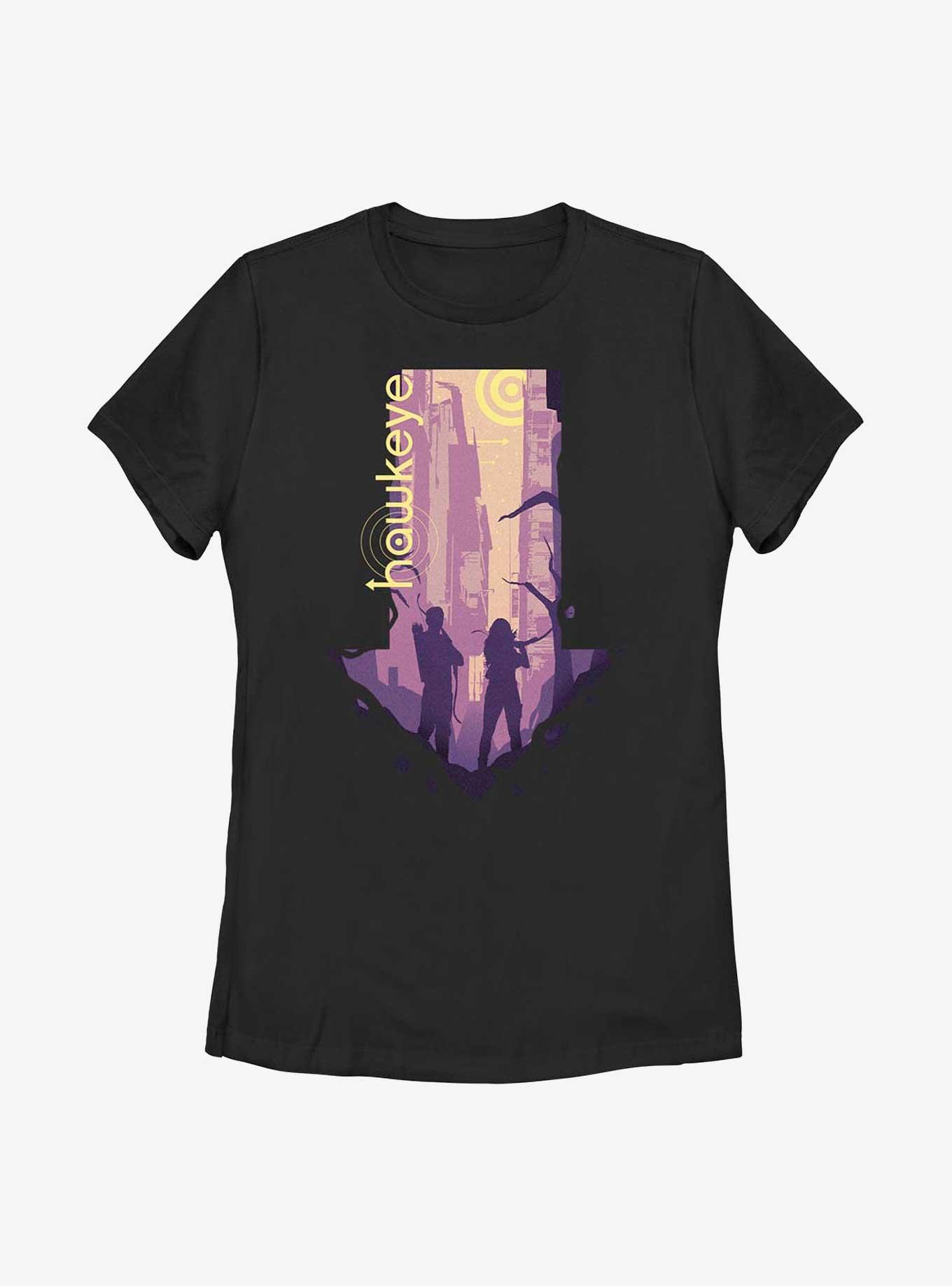 Marvel Hawkeye Pointed Womens T-Shirt, BLACK, hi-res