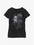 Marvel Hawkeye Split Typography Youth Girls T-Shirt, BLACK, hi-res