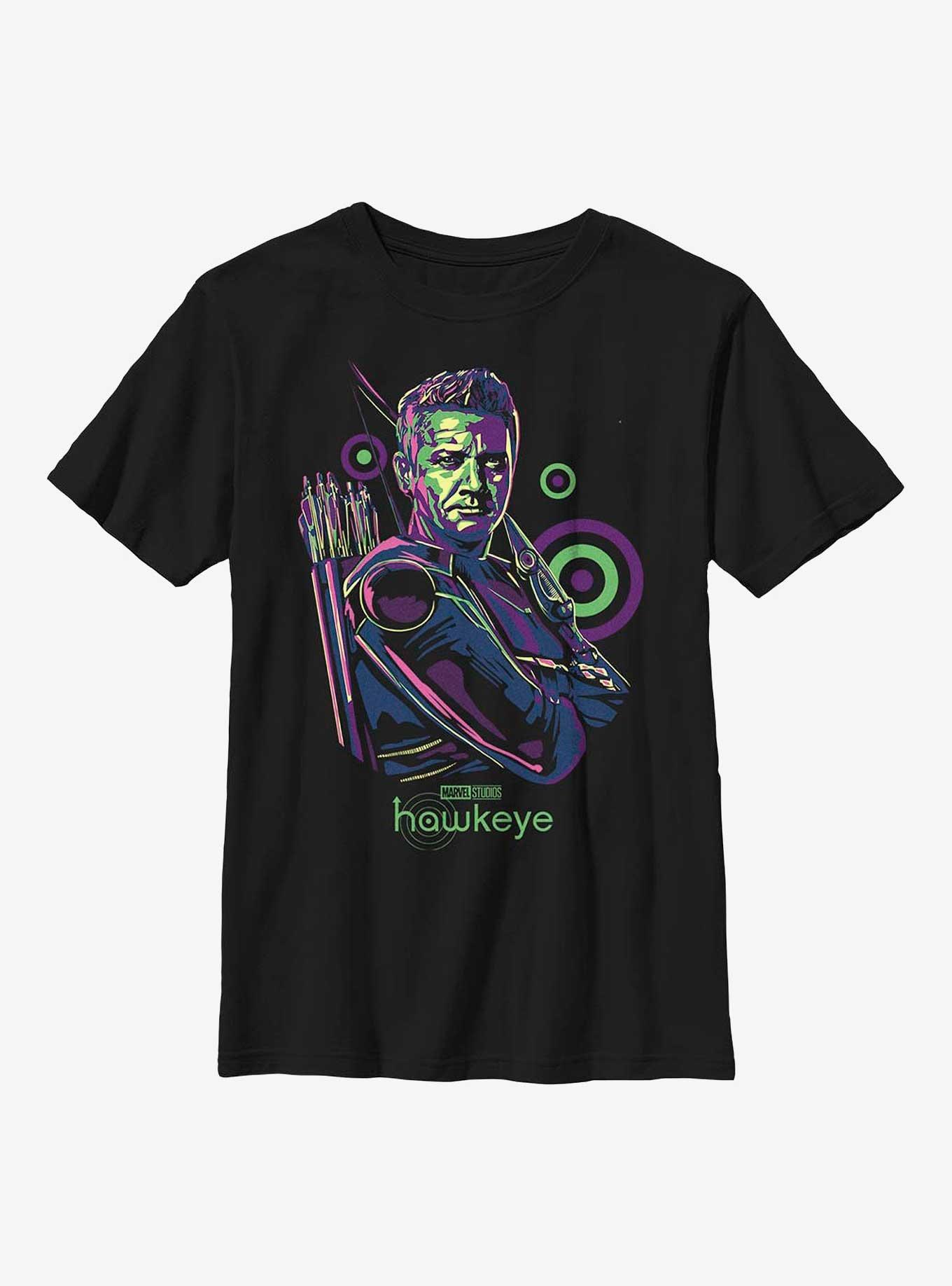 Marvel Hawkeye Multicolor Youth T-Shirt, BLACK, hi-res