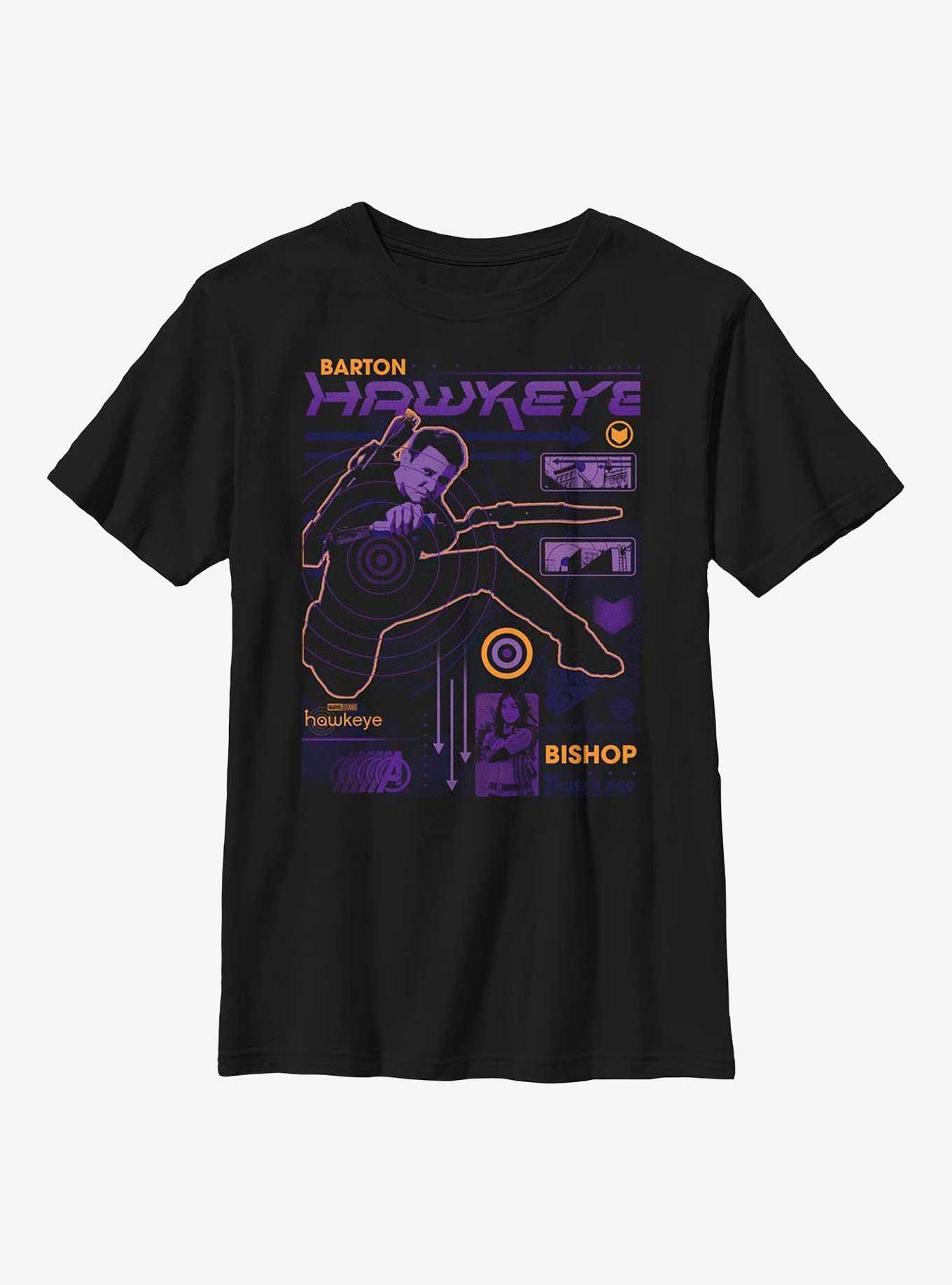 Marvel Hawkeye Street Scan Youth T-Shirt, , hi-res