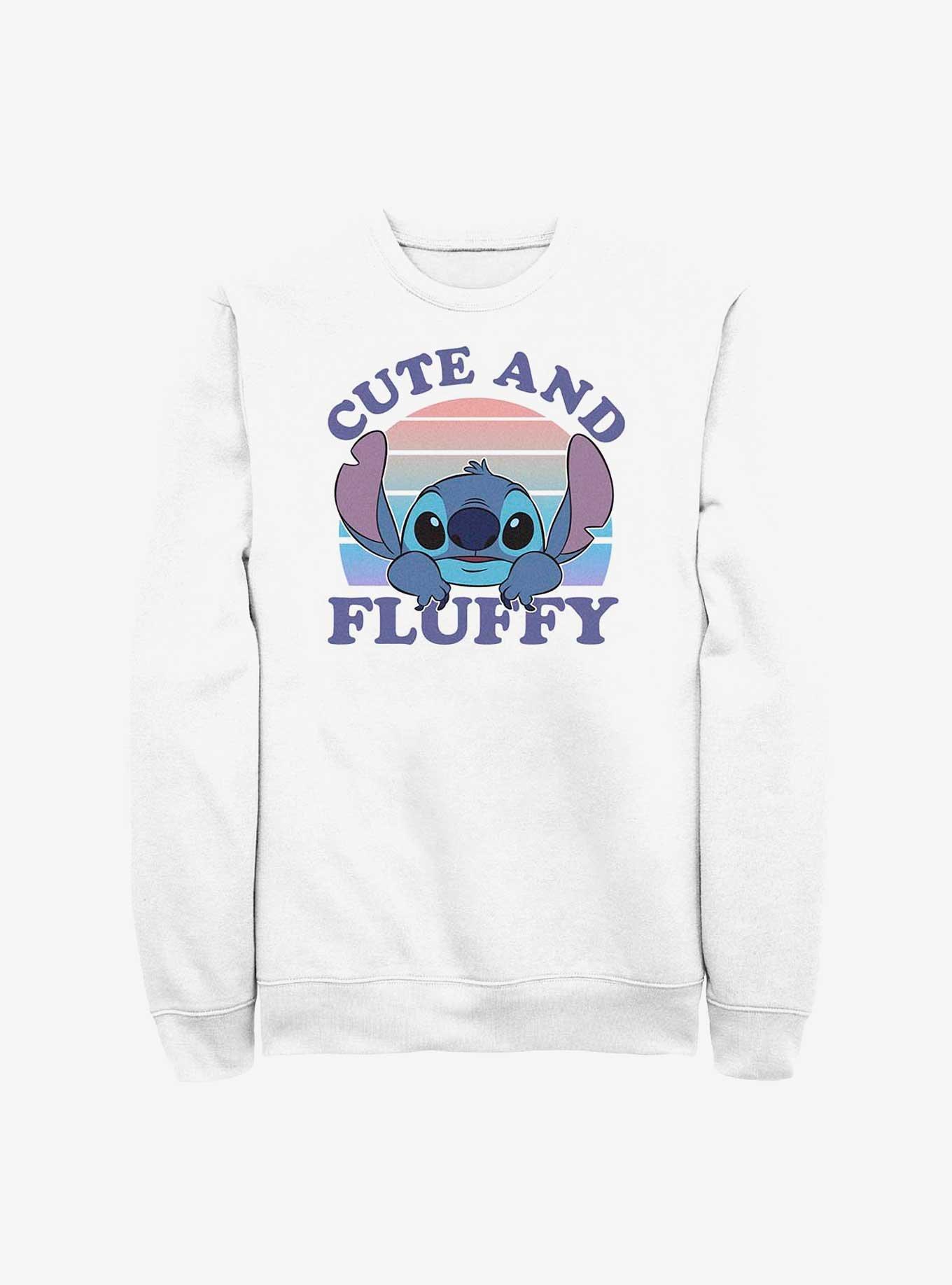 Stitch best sale fluffy hoodie