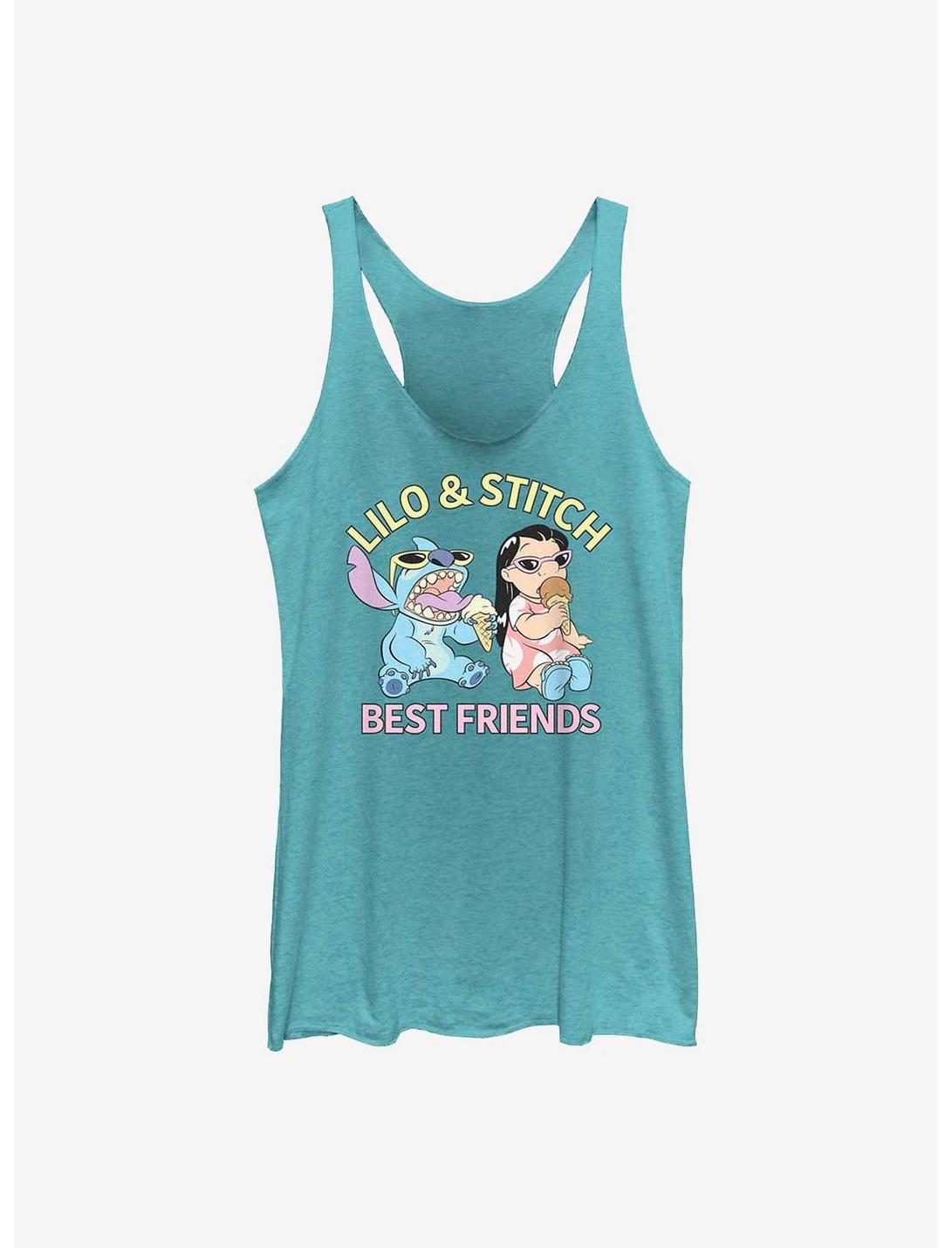 Disney Lilo & Stitch Best Friends Womens Tank Top, TAHI BLUE, hi-res