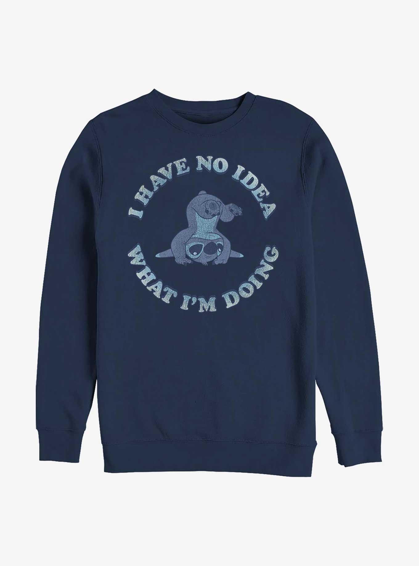 Disney Lilo & Stitch No Idea Sweatshirt, NAVY, hi-res