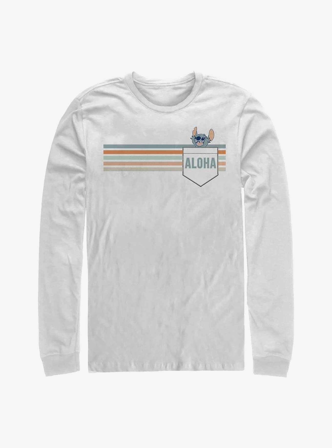 Disney Lilo & Stitch Aloha Pocket Long-Sleeve T-Shirt, , hi-res