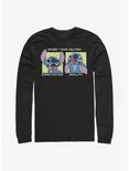 Disney Lilo & Stitch Selfie Long-Sleeve T-Shirt, BLACK, hi-res