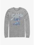 Disney Lilo & Stitch Wink Long-Sleeve T-Shirt, ATH HTR, hi-res