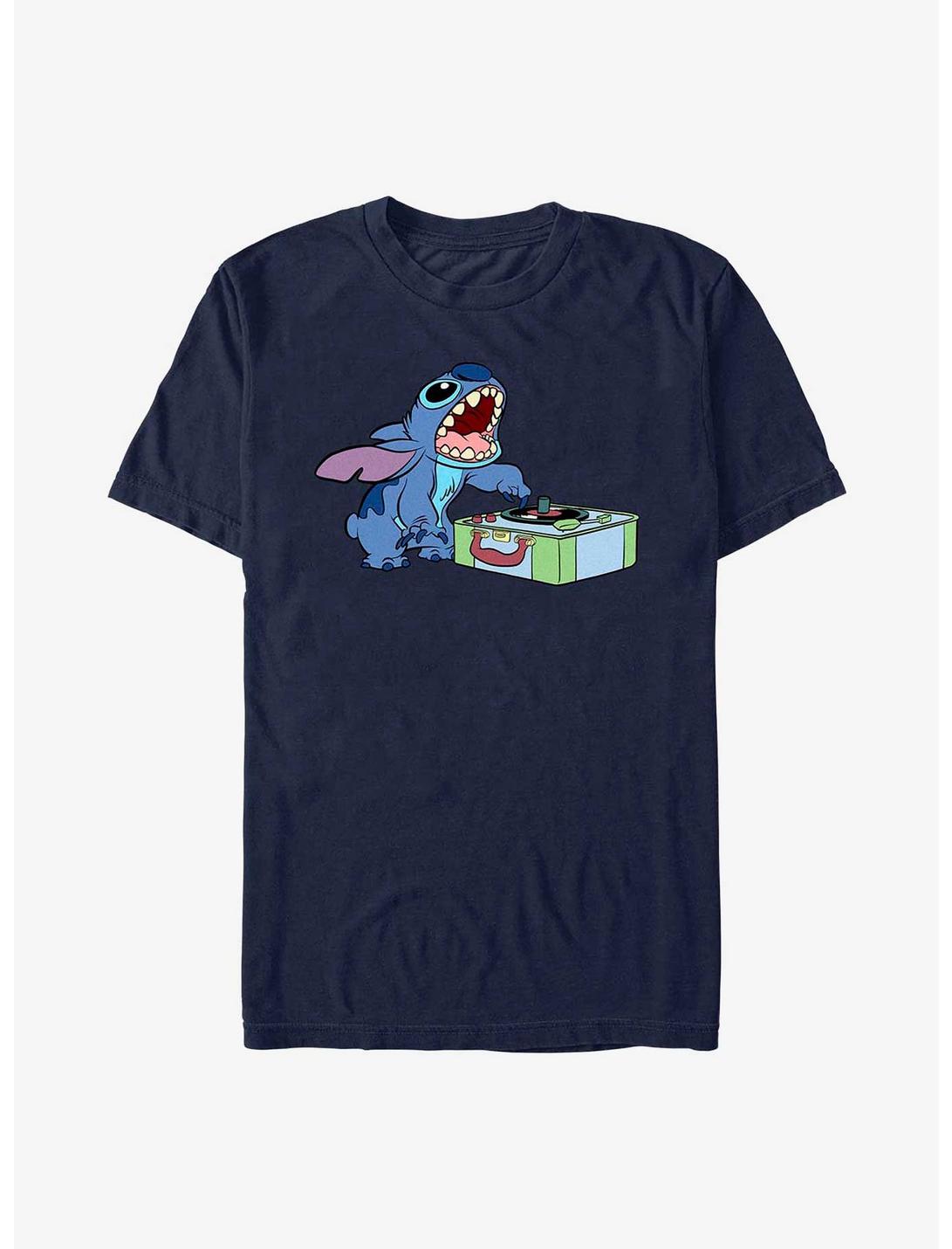 Disney Lilo & Stitch DJ Stitch T-Shirt, NAVY, hi-res