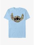 Disney Lilo & Stitch Floral T-Shirt, LT BLUE, hi-res